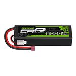 Ovonic 2S Lipo Battery 7.4V 50C 8000mAh Hard Case with Deans T Plug for RC Car RC Truck RC Truggy RC Boat Helicopter