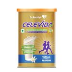 Dr.Reddy’s Celevida for Diabetes I Nutrition Drink to Help Control Blood Sugar Levels I Vanilla Flavor I 400g Pack I Contains Protein and Fiber for Diabetics I No Added Sugar