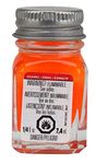 Testors Enamel Paint .25oz-Orange Fluorescent