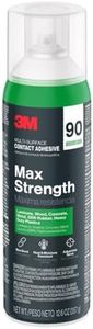3M Max Strength 90 Multi-Surface Contact Adhesive, 12.6 oz., Low VOC, Max Bond, Heat & Water Resistant, Adjstable Spray for Metal, Wood, Plastics, Laminates, and Concrete (99-NAT)