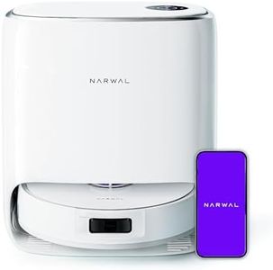 NARWAL Freo X Ultra Robot Vacuum & Mop Combo, 8200Pa Suction, Auto Mop Drying/Washing, Zero-Tangling, DirtSense™, Maintenance-Free Base, 3D Mapping, Google Home, Alexa, Siri Compatible