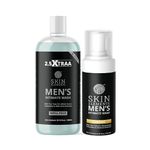 Skin Elements Men's Intimate Wash JUMBO Pack | with Refill | For 180 Days | 14.2 fl. oz | pH Balanced Hygiene Foaming Wash | Controls Bad Odor | with Tea Tree Oil | Super Saver Pack |