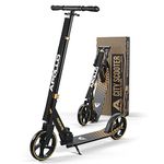 APOLLO Scooter Adult - Kick Scooter for Kids Ages 8-12 and Up - Big Wheel Scooter Adults - 3-secs Folding Scooter, Easy Stow and Carry - Kick Scooter Adult, Teens, Kids 220 lbs