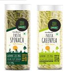 NutraHi Spinach Gluten Free Pasta + Greenpea Gluten Free Pasta 200g Each (Combo)