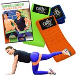 Cathe Boss Loops Booty Bands Set of 3 & Cathe Glutes & Core Workout DVD - Also Includes Cathe Travel Carry Case for Your Resistance Bands & DVD • Boss Loops are for Everybody • Take Them Anywhere