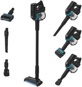 HOOVER [HF410P] Nuovo aspirapolvere senza fili, manovrabilità a 360° per tutti i tipi di pavimenti, spazzola anti-groviglio con luci LED, mini turbo spazzola per rimuovere capelli e peli di animali