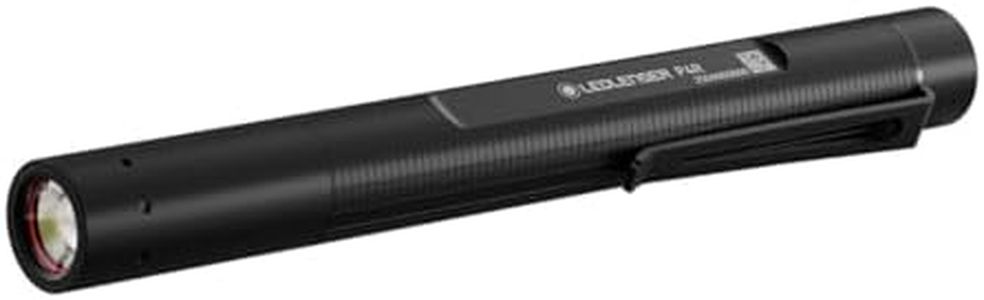 Ledlenser P4R LED Rechargeable Torch, 300lm, USB-C, 100m Adjustable Focus, Water Resistant, 13 Hour Battery, Lightweight Battery Powered Mini Flashlight For Workshop Garage Mechanic, Doctor, Paramedic