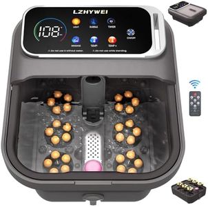 LZHYWEI Collapsible Foot Spa with Heat, Electric Foot Bath Massager