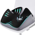 Memory Seat Cushion for Office Chair, Coccyx Pad for Tailbone Sciatica Pain Relief, Breathable Seat Cushions with Non-Slip Washable Removable Cover, Ergonomic Orthopedic Cushion for Game/Wheelchair