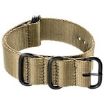 Ritche 24mm Military Ballistic Nylon Strap With Black Heavy Buckle Zulu Nylon Watch Bands