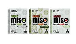 King Soba Organic Mighty Miso Soup Mixed 3 pack (3 x 60g packets)