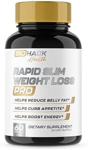 BioHack Health | #1 New Weight Loss Pills for Women & Men | Appetite Suppressant, Belly Fat Burner Supplement, Metabolism Booster, Carb Blocker | Diet Pills That Work Fast - 60 Servings