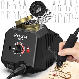 Preciva Wood Burning Kit – Pyrography Tool Set for Craft Projects