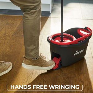 Vileda Turbo Microfibre Spin Mop and Bucket Set – Floor Cleaning