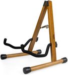 MUSO Guitar Stand,Acoustic Guitar Stand,Wood Classical Electric Guitar Stand,Foldable Bass Guitar Stand,Guitar Accessories also fit Bass,Violin,Ukulele(Acacia)