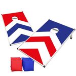 Original American Cornhole® Arrow | Tossing Game | Aluminium | Premium Quality | Official Dimensions | 2 Boards + 8 Bean Bags + 1 Storage Bag | Outdoor & Beach Sport | OriginalCup®