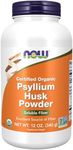 NOW Organic Psyllium Powder, 12-Ounce