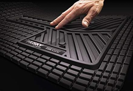 Husky Liners | Uni-fit/Universal Automotive Floor Mats | Fits Cars, Trucks, Vans, SUV's | Black | 51502 | All Weather Protection | Easy Trim to FIT