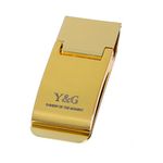 MC1021 Design Presents Gold Stainless Steel Fantastic Money Clip Groomsman Gifts Gathering of Friends By Y&G