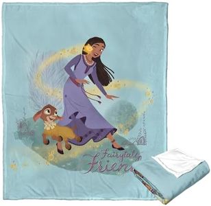 Northwest Disney Wish Silk Touch Throw Blanket, 50 x 60 inches, Fairytale Friends