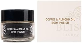 BLISCENT Natural Coffee & Almond Oil Body Scrub/Polish, Brown, 100 grams