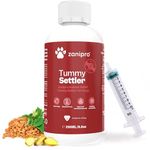 Dog Diarrhea Treatment, Advanced Dog Tummy Settler & Electrolytes for Dogs (40 Servings), Instant Dog Stool Firmer, Upset Stomach Relief for Dogs, Inc Syringe 250ml