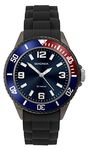 SEKONDA Mens Analogue Classic Quartz Watch with Silicone Strap 1752