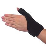 VITTO Reversible Thumb Support - Thumb Splint (Right or Left Hand) - CTS, RSI, Arthritis, Carpal Tunnel Wrist Splint - Thumb Splint with Adjustable Wrist Straps (Max Circumference 25cm)