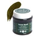 Rustic Art Organic Neem Basil Face Wash Concentrate | Anti acne, sulphate free cleanser for women & men | 125g