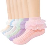 6 Pack Toddler Baby Girls Ruffle So