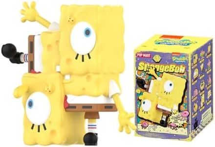 POP MART SpongeBob SquarePants Daily Quirks Series 1Box 2,5 pollici Articolato Personaggio Premium Design Regali per le donne Fan-Favorite Giocattolo da collezione Art Toy Action Figure