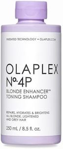 Olaplex No. 4P Blonde Enhancer Purple Toning Shampoo, Repairs, Hydrates, & Brightens All Blonde, Lightened, & Grey Hair, 8.5 fl oz