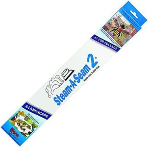 The Warm Company - Steam-A-Seam 2 – Double Stick Fusible Web, 18" x 3 Yards, Permanent Fabric Adhesive for Quilting, Sewing & Appliqué