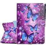 KEROM Case for iPad Mini 5, iPad Mini Case, iPad Mini 4 Case, iPad Mini 3 Mini 2 Protective Case, PU Leather Smart Folio Stand Cover with Auto Sleep Wake for iPad Mini 5/4/3/2/1 7.9 inch, Butterfly