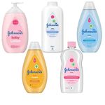 Ultimate Johnson's 500ml Baby Bath Time Bundle Set - Baby Oil, Baby Bath, Baby Lotion, Baby Talc, Baby Shampoo