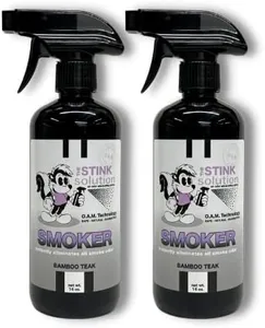 Smokers odor eliminating spray completely removes smoke odors. Proven formula using OAM technology that safely removes odors for good. - pleasant Bamboo Teak scent- 2 16 oz bottles