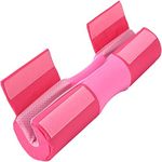 Barbell Pad for Squat, Hip Thrust - Perfect for Gym Workout Smith Machine Thruster Weightlifting - Relieves Neck and Shoulder Pain - Thick Foam Cushion Pink02 AM001BZ