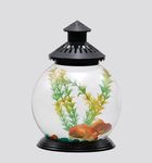 Aquarium Bowl for Fish | Home | Office |Easy to Handle | Long Lasting | Unbreakable |Rust Resistant | Plastic |not Glass| Fish Bowl (4Ltr, Black)