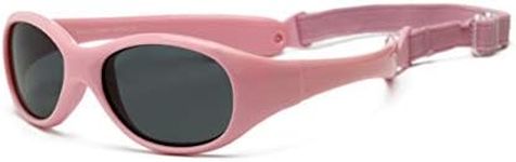 UVeez Banded Wraparound Babies Shades - PINK, Toddler 2+