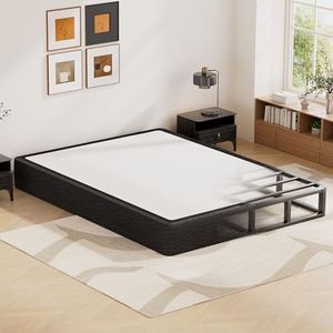 Vipbear Queen Bed Frame Bed Cover - Sturdy 13 Rod Support for Bed Frame with Box Spring, Safe Rounded Corners & 3500lbs High Weight Capacity