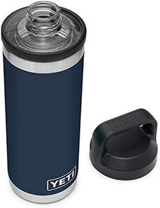 YETI Rambler 18 oz Bottle, Vacuum Insulated, Stainless Steel with Chug Cap, Navy