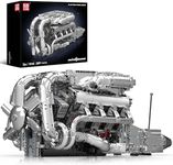 Mould King V8 Twin-Turbo Engine Mod