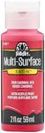 FolkArt 2900 Multi Surface Acrylic Paint 2OZ, 2 Fl Oz (Pack of 1), Cardinal Red