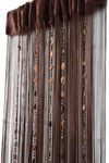 ave split 100cmX200cm Decorative Door String Curtain Beads Wall Panel Fringe Window Room Divider Blind for Wedding Coffee House Restaurant Parts Door Divider Beads Tassel Screen Decoration (coffee25)