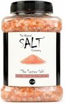 The Original Salt Company Pink Himalayan Salt, 100% organic, kosher, coarse, and gluten-free. Perfect for cooking, seasoning, and enhancing dishes with its mild, mineral-rich flavor. (5 LB Plastic Container, Coarse Pink Himalayan Salt)
