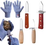 4 Pcs Oyster Shucking Knife Kit, Oy