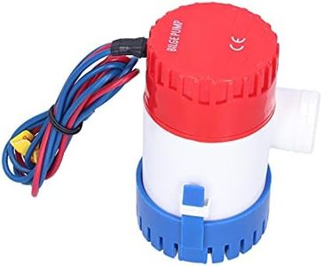 12V/24V Automatic Bilge Pump 1100 GPH Submersible Pump Electric Pump for Sewage Treatment (DC12V 500GPH)