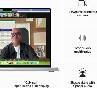 Apple MacBook Pro 16.2" M3 Pro – 512GB SSD, Silver