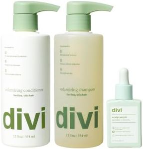 Divi Volumizing 3-pc Set | Fine, Thin Hair | Serum, Shampoo & Conditioner
