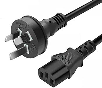 3 Prong Australia Plug 18 AWG Power Cord with IEC 320 C13 Blade-Type Receptacles On The emale End for PCs Remote Monitor Plasma TVs & Computers Cooker Power Adapters Cord